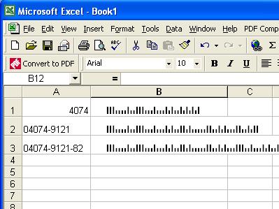 Excel Postnet Add In